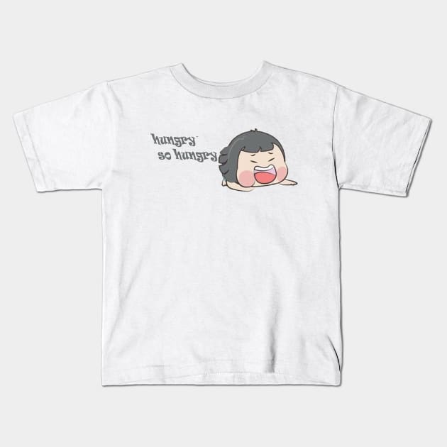 Hungry Girl Kids T-Shirt by trustme1195